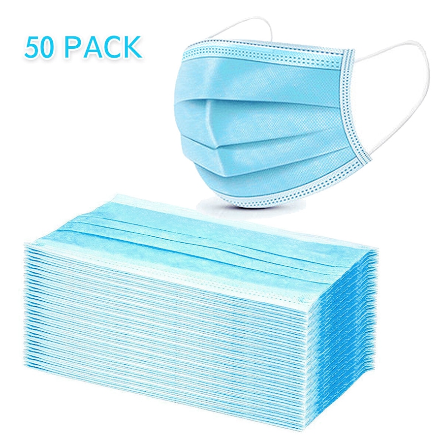 Image 841027.jpg, Product 841-027 / Price $71.15, Disposable Protective Face Mask - Pack Of 50 - Pack Of 50 from Avera Group on TSC.ca's Beauty department