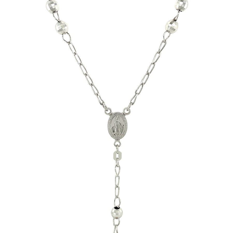 Image 846692_ALTMORE1.jpg, Product 846-692 / Price $973.81, Rosary Chain and Large Bead Necklace in Sterling Silver from Avera Group on TSC.ca's Jewellery department