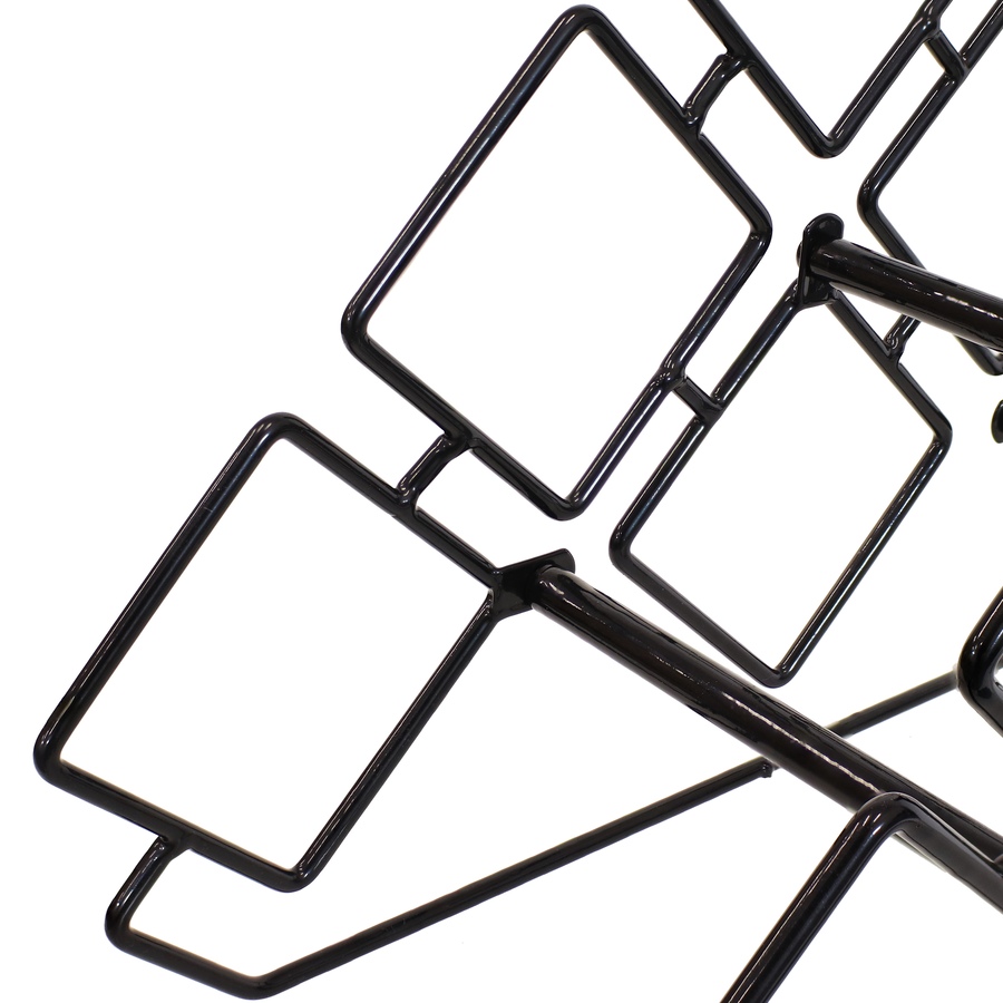 Image 848182_ALTMORE4.jpg, Product 848-182 / Price $73.15, Steel 6-Bottle Triangular Tabletop Wine Rack from Sunnydaze Décor on TSC.ca's Home & Garden department