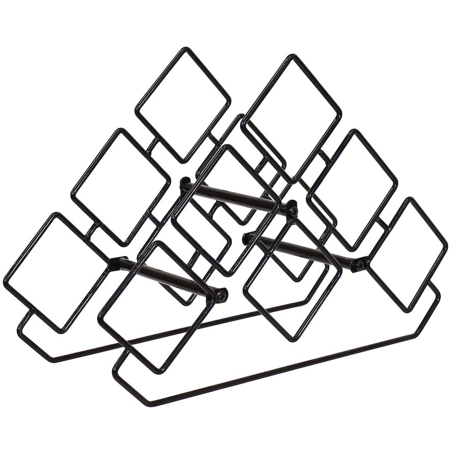 Image 848182_ST01.jpg, Product 848-182 / Price $73.15, Steel 6-Bottle Triangular Tabletop Wine Rack from Sunnydaze Décor on TSC.ca's Home & Garden department