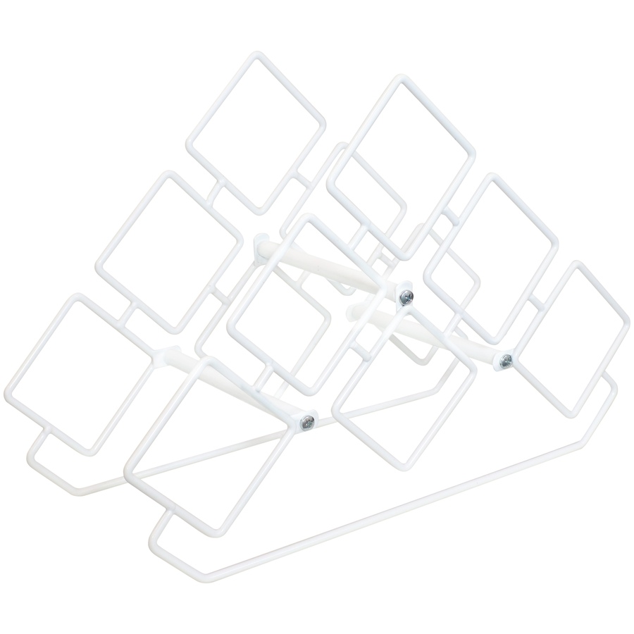 Image 848182_ST02.jpg, Product 848-182 / Price $73.15, Steel 6-Bottle Triangular Tabletop Wine Rack from Sunnydaze Décor on TSC.ca's Home & Garden department