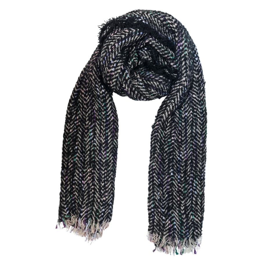 Image 851726_ALTMORE2.png, Product 851-726 / Price $40.00, LADIES NICCI KNITTED SCARF WITH MULTI COLOR ACCENTS from NICCI on TSC.ca's Fashion department