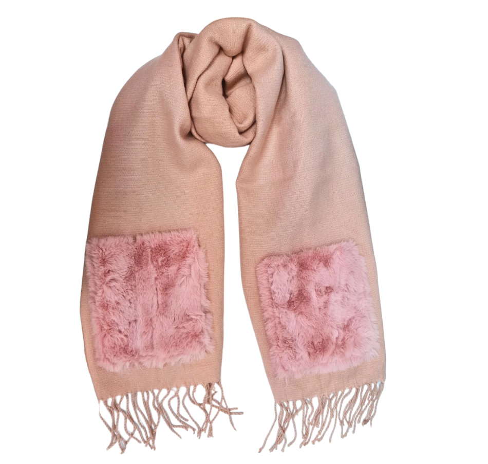 Image 854513_ALTMORE4.png, Product 854-513 / Price $40.00, NICCI LADIES SCARF WITH FAUX FUR POCKETS from NICCI on TSC.ca's Fashion department
