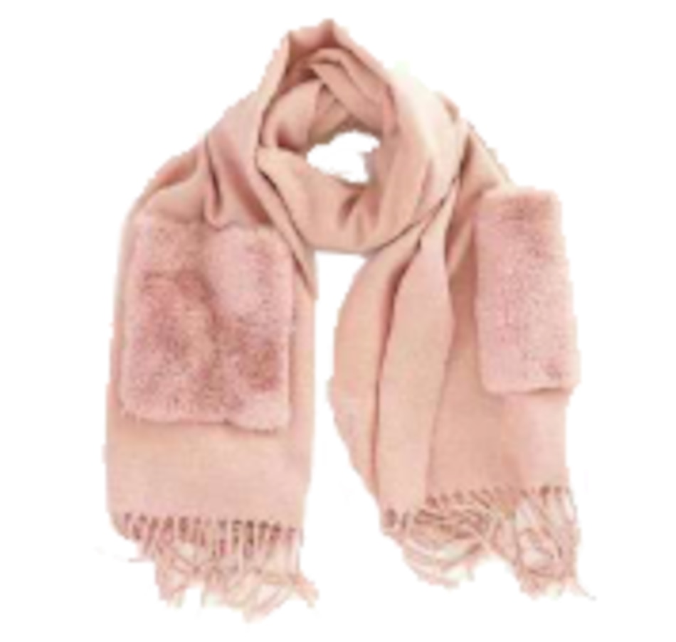 Image 854513_ST02.png, Product 854-513 / Price $40.00, NICCI LADIES SCARF WITH FAUX FUR POCKETS from NICCI on TSC.ca's Fashion department