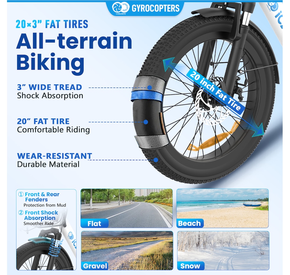 Image 857017_ALTMORE5.jpg, Product 857-017 / Price $999.99, Gyrocopters iCaddy Foldable Electric Bike | UL 2849 | 650W Peak Brushless DC Motor | 15.6AH Battery | Up to 125 km PAS Range from IMGadgets on TSC.ca's Health & Fitness department
