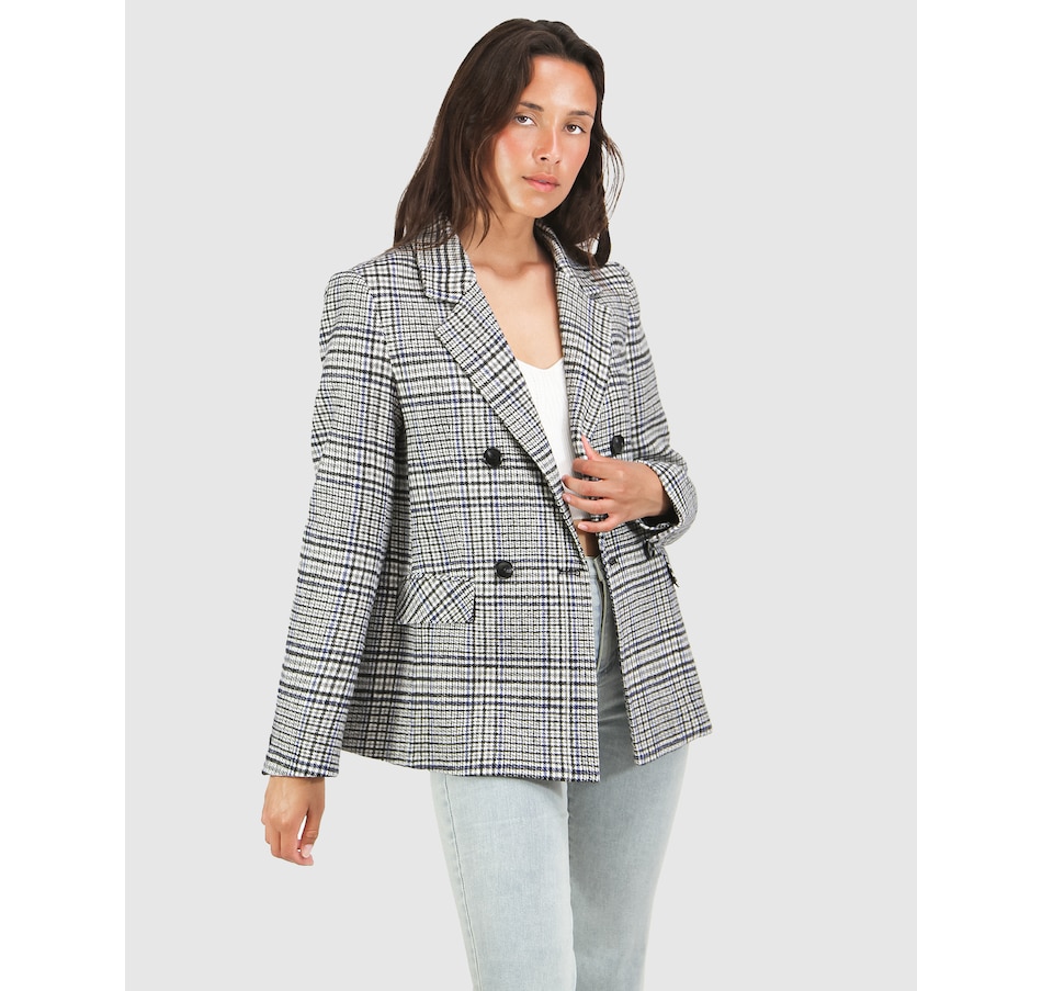 Image 861028_ST02.jpg, Product 861-028 / Price $160.96, belle & bloom Piccadilly Wool Blend Plaid Blazer from belle & bloom on TSC.ca's Fashion department