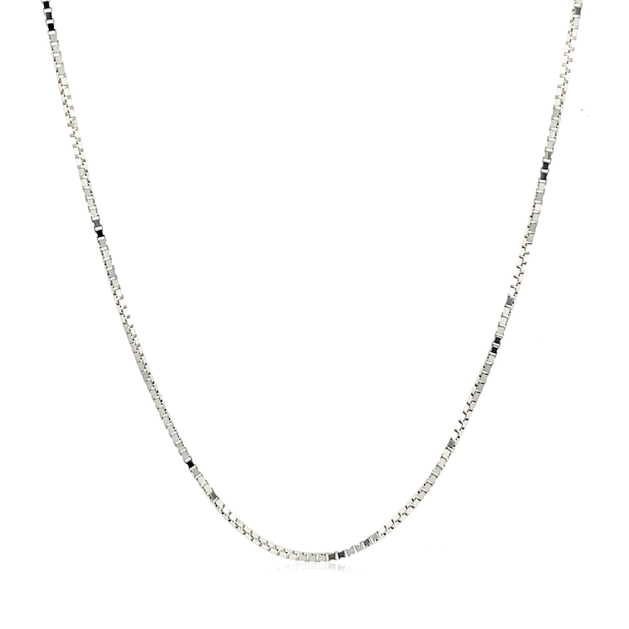 Image 869436_ALTMORE1.jpg, Product 869-436 / Price $1,637.36, 10K White Gold Adjustable Box Chain (0.85 Mm) from Avera Group on TSC.ca's Jewellery department