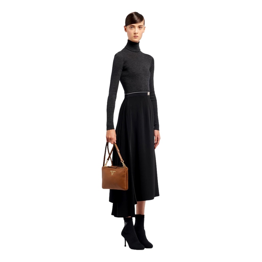 Image 869797_ALTMORE1.jpg, Product 869-797 / Price $4,126.00, Prada Vitello Phenix Leather Crossbody Bag in Caramel Brown with Gold Hardware from Prada on TSC.ca's Fashion department