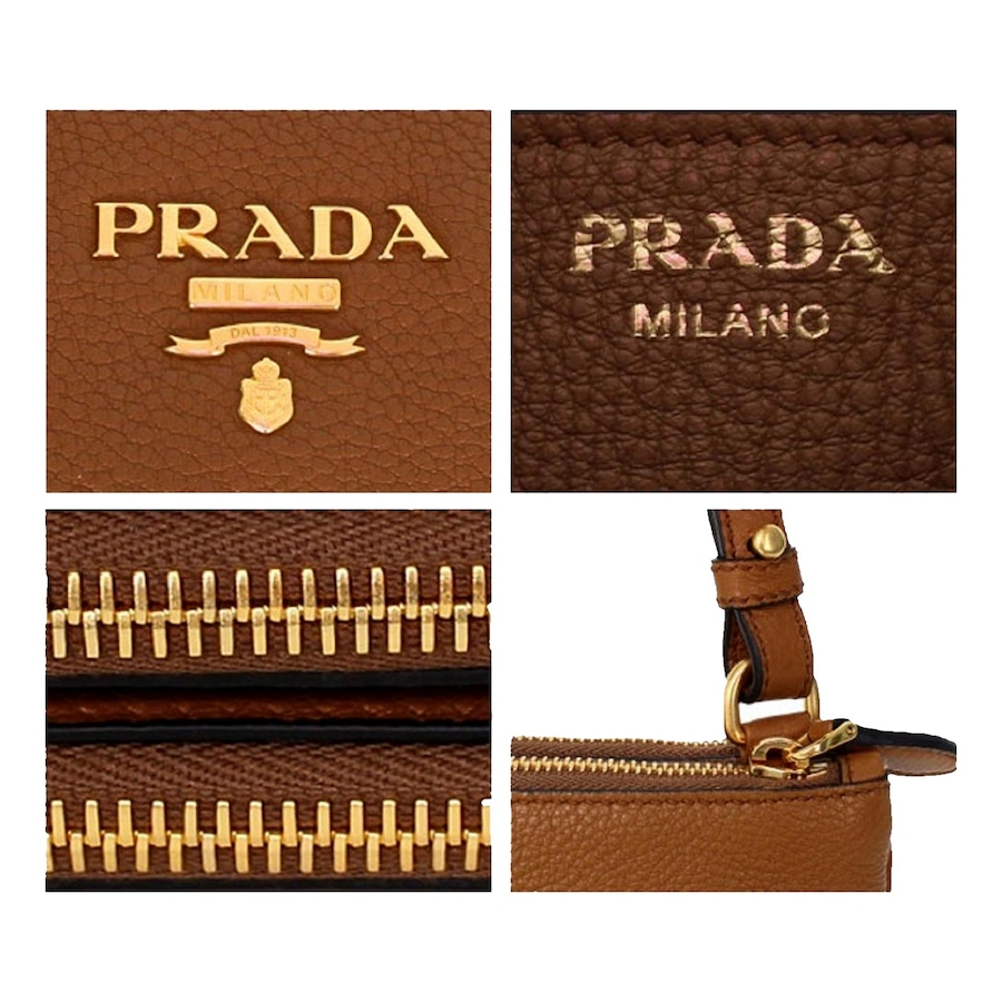 Image 869797_ALTMORE4.jpg, Product 869-797 / Price $4,126.00, Prada Vitello Phenix Leather Crossbody Bag in Caramel Brown with Gold Hardware from Prada on TSC.ca's Fashion department
