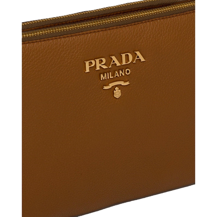 Image 869797_ALTMORE5.jpg, Product 869-797 / Price $4,126.00, Prada Vitello Phenix Leather Crossbody Bag in Caramel Brown with Gold Hardware from Prada on TSC.ca's Fashion department
