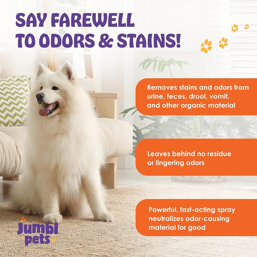 Image 870680_ALTMORE1.jpg, Product 870-680 / Price $17.99, JumblPets 32oz Pet Stain & Odor Eliminator - Unscented Enzyme Cleaner Spray for Urine & Feces from Jumbl on TSC.ca's Home & Garden department