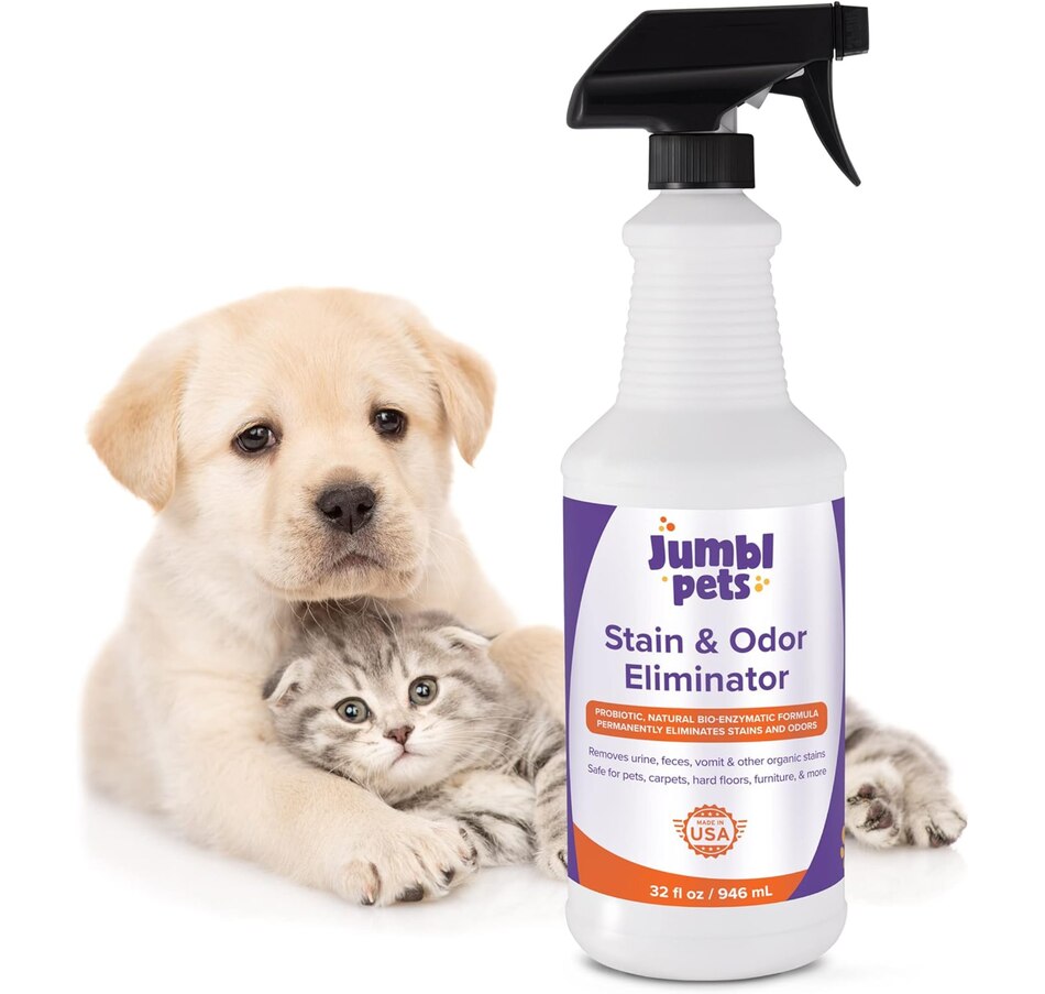 Image 870680_ST01.jpg, Product 870-680 / Price $17.99, JumblPets 32oz Pet Stain & Odor Eliminator - Unscented Enzyme Cleaner Spray for Urine & Feces from Jumbl on TSC.ca's Home & Garden department