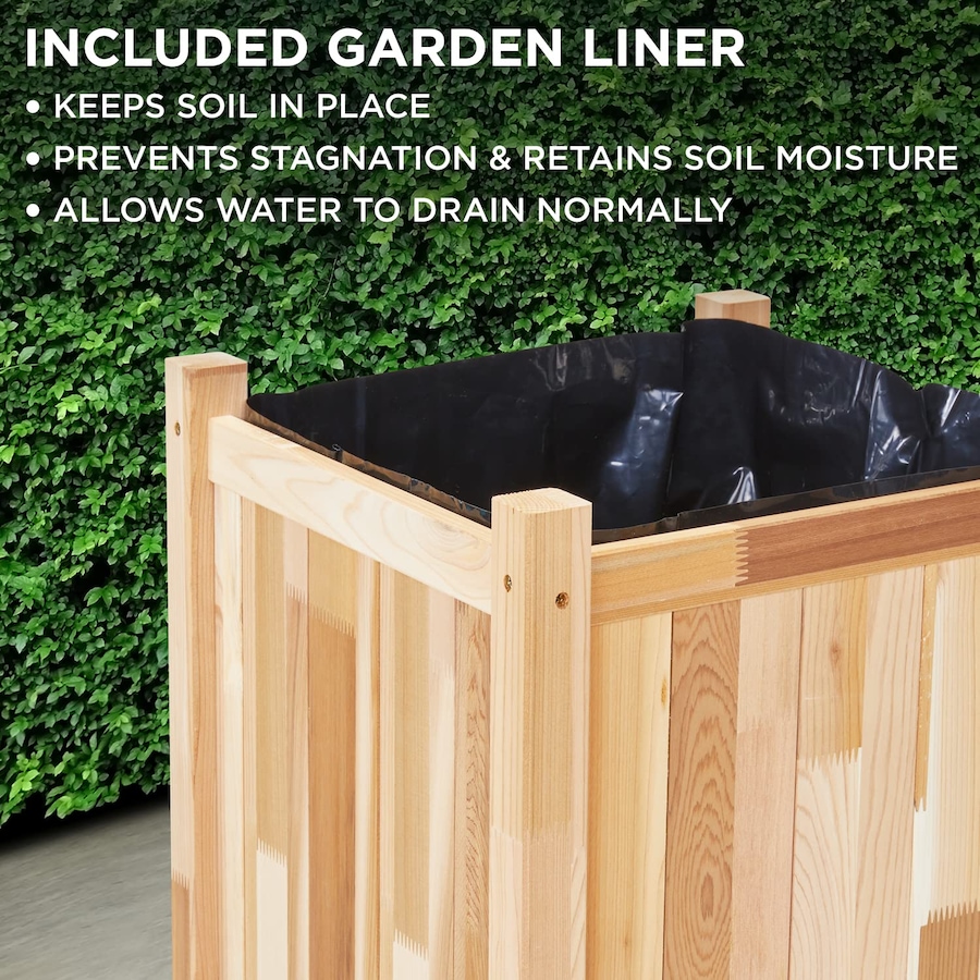 Image 870687_ALTMORE4.jpg, Product 870-687 / Price $129.99, Jumbl Raised Garden Bed, 20 x 48 x 20 in, Durable Canadian Cedar Wood Elevated Garden Bed from Jumbl on TSC.ca's Home & Garden department