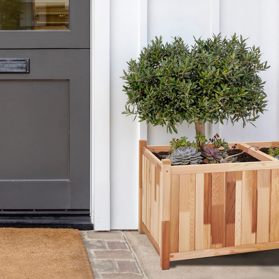 Image 870687_ALTMORE5.jpg, Product 870-687 / Price $129.99, Jumbl Raised Garden Bed, 20 x 48 x 20 in, Durable Canadian Cedar Wood Elevated Garden Bed from Jumbl on TSC.ca's Home & Garden department