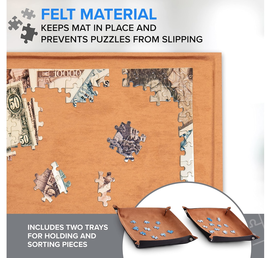 Image 870690_ALTMORE3.jpg, Product 870-690 / Price $134.99, Jumbl 2,000-Pieces Puzzle Board, 27 x 39", Portable Jigsaw Puzzle Table with Cover & Felt Surface from Jumbl on TSC.ca's Toys & Hobbies department
