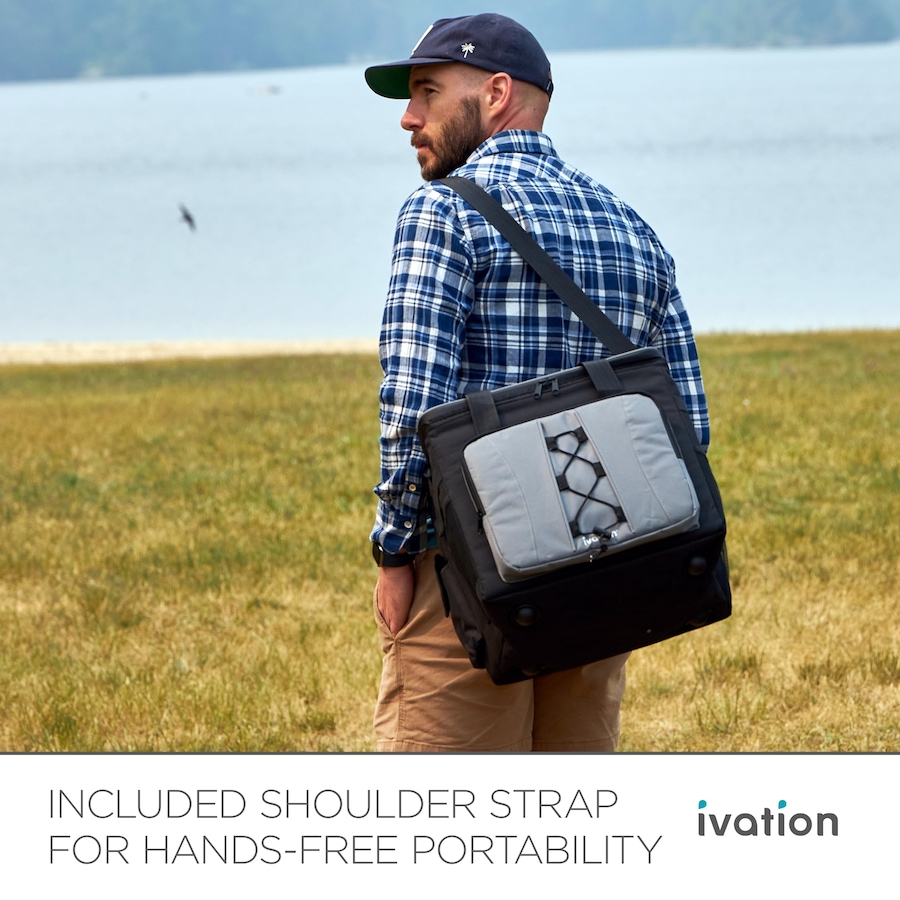 Image 870692_ALTMORE6.jpg, Product 870-692 / Price $108.55, Ivation Electric Cooler Bag, 18 L Portable Thermoelectric 12 Volt Cooler with Shoulder Strap from Ivation on TSC.ca's Kitchen department