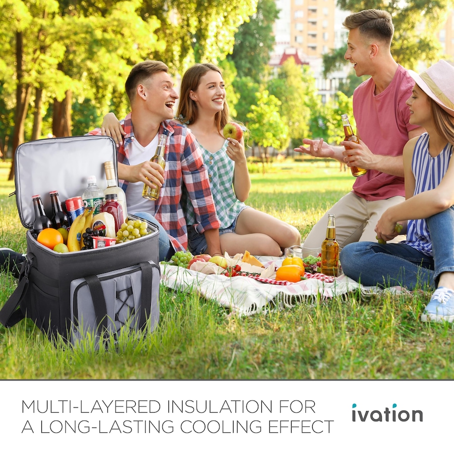 Image 870692_ALTMORE8.jpg, Product 870-692 / Price $108.55, Ivation Electric Cooler Bag, 18 L Portable Thermoelectric 12 Volt Cooler with Shoulder Strap from Ivation on TSC.ca's Kitchen department