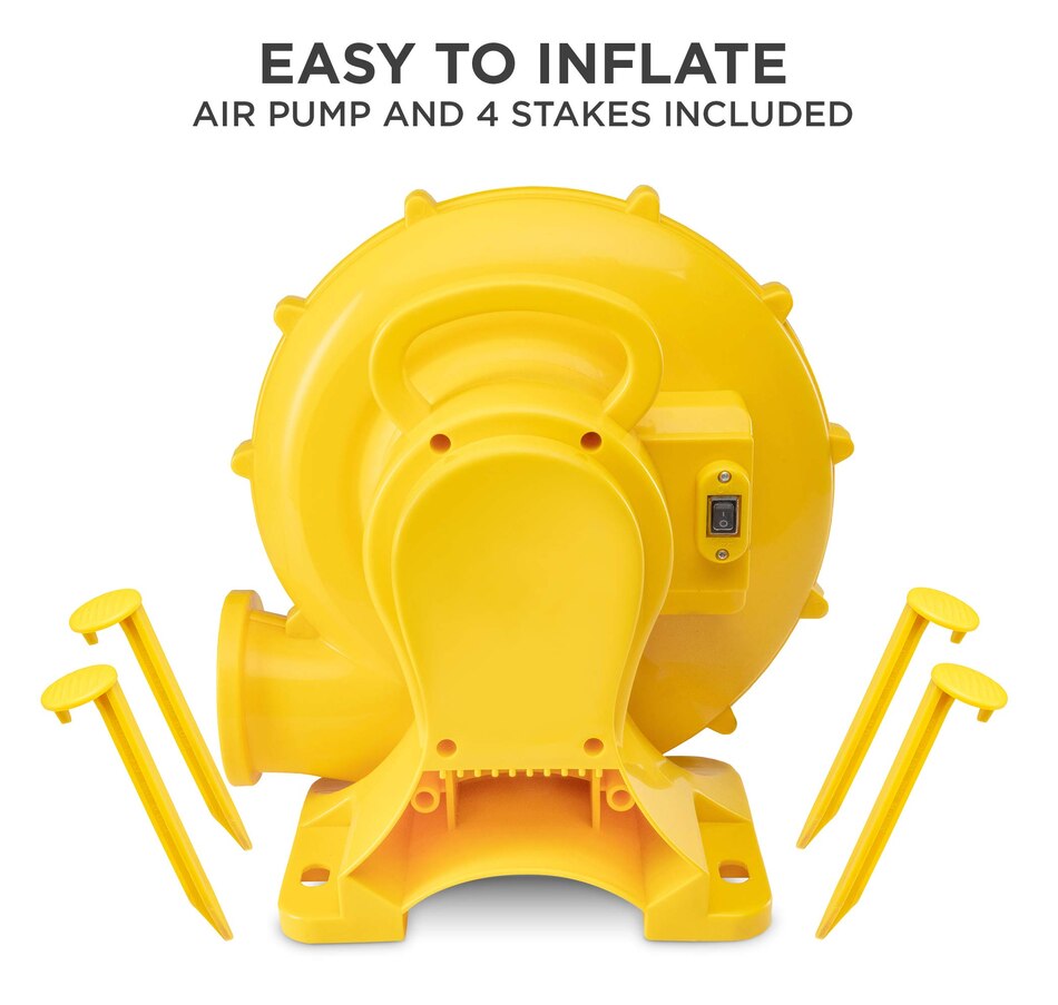 Image 870693_ALTMORE5.jpg, Product 870-693 / Price $279.00 - $669.00, Sunny & Fun Single Ring Inflatable Water Slide Park with Climbing Wall & Deep Pool - Purple from Sunny & Fun on TSC.ca's Home & Garden department