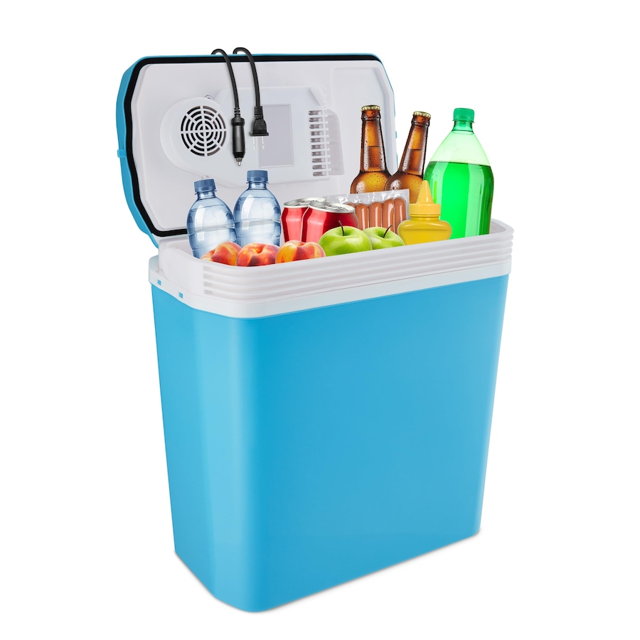Image 870703_ST01.jpg, Product 870-703 / Price $99.99 - $149.99, Ivation Electric Cooler & Warmer, 24L Portable Thermoelectric 12 Volt Cooler with Handle - Aqua Blue from Ivation on TSC.ca's Kitchen department
