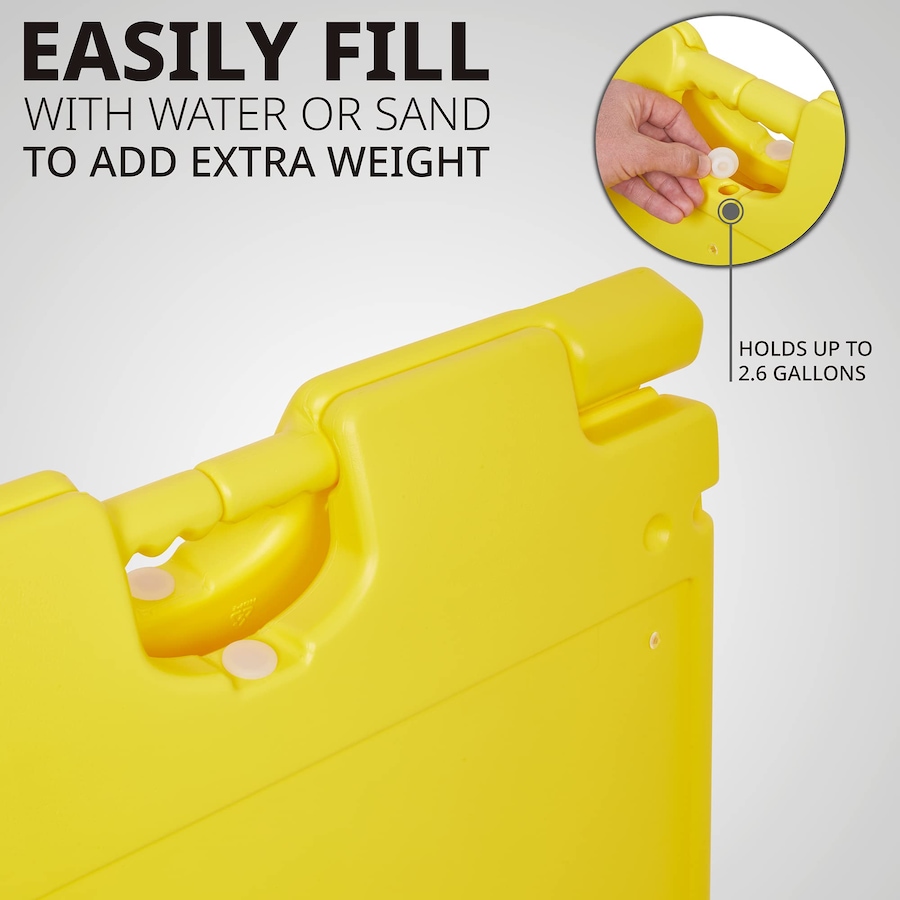 Image 870705_ALTMORE1.jpg, Product 870-705 / Price $159.99 - $199.99, Jumbl A Frame Sandwich Board – 22 x 28” Display Sidewalk Sign with PVC Sign Protector (Yellow) from Jumbl on TSC.ca's Electronics department