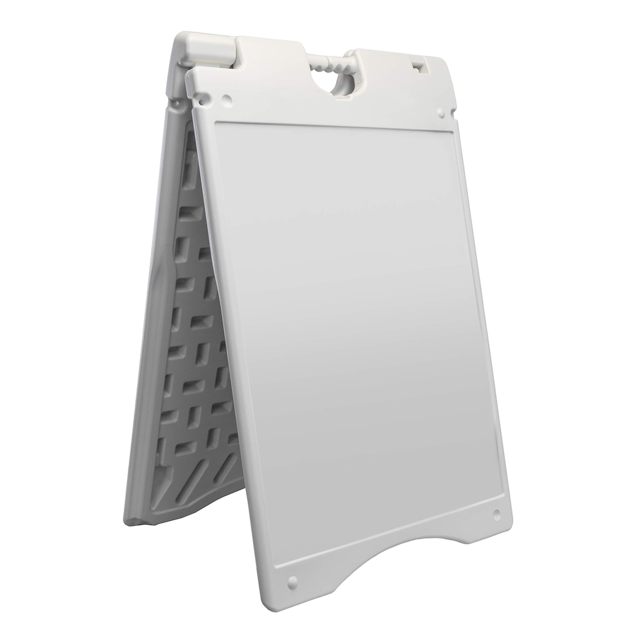 Image 870705_ST03.jpg, Product 870-705 / Price $159.99 - $199.99, Jumbl A Frame Sandwich Board – 22 x 28” Display Sidewalk Sign with PVC Sign Protector (Yellow) from Jumbl on TSC.ca's Electronics department