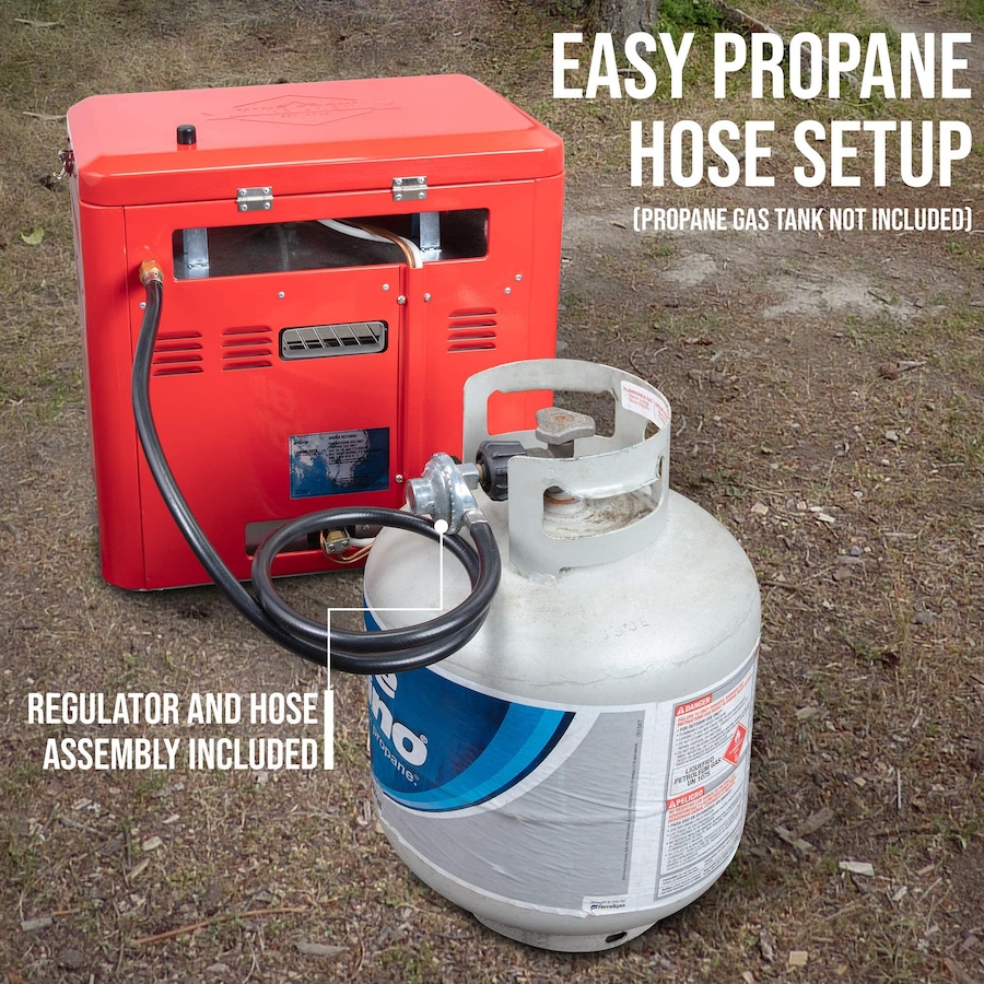 Image 870709_ALTMORE10.jpg, Product 870-709 / Price $379.99 - $419.99, Hike Crew Gas Camping Oven, CSA Approved 2-Burner Stove & Camp Oven with Bag, Igniter & More - Red from Hike Crew on TSC.ca's Health & Fitness department