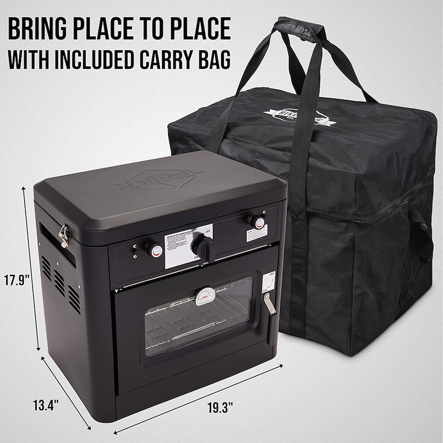 Image 870709_ALTMORE13.jpg, Product 870-709 / Price $379.99 - $419.99, Hike Crew Gas Camping Oven, CSA Approved 2-Burner Stove & Camp Oven with Bag, Igniter & More - Red from Hike Crew on TSC.ca's Health & Fitness department