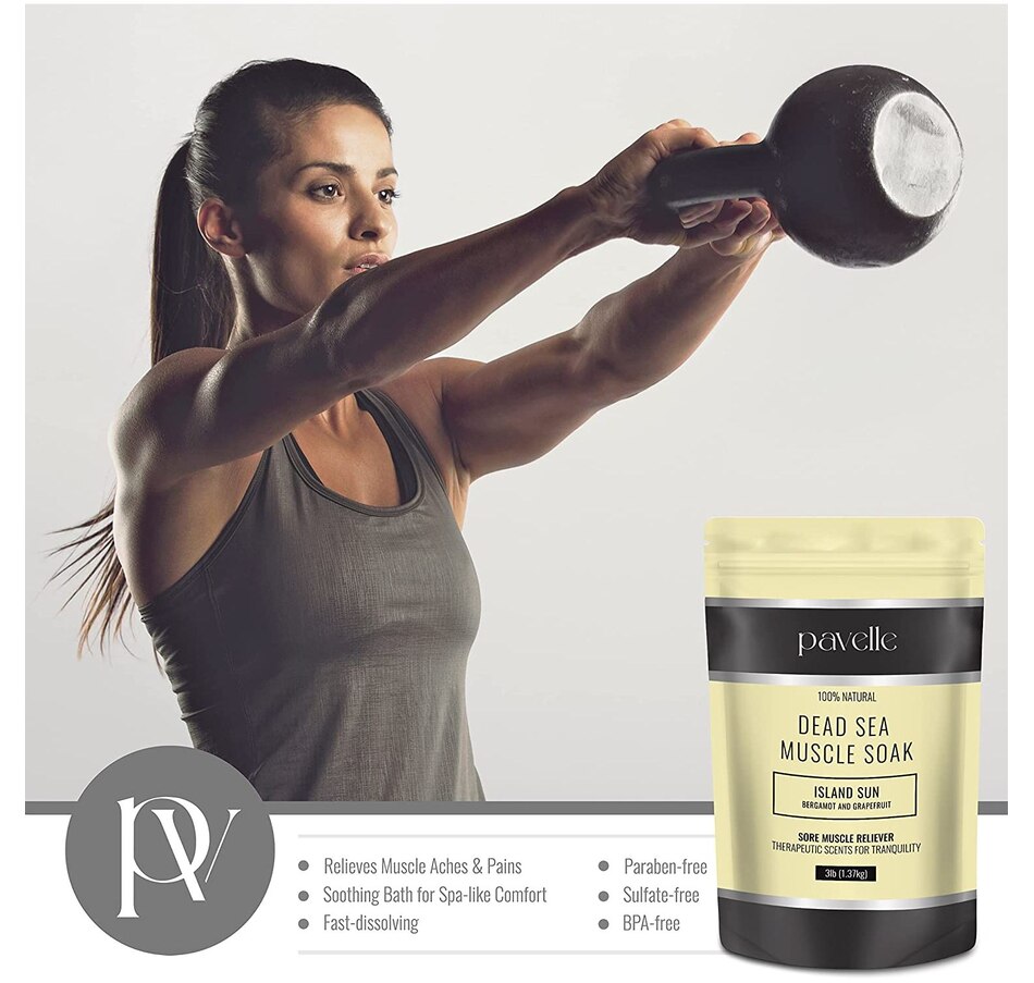 Image 870716_ALTMORE4.jpg, Product 870-716 / Price $145.99, Pavelle 3 lbs. Dead Sea Muscle Soak, 100% Natural Dead Sea Salts for Soaking - Island Sun from Pavelle on TSC.ca's Beauty department