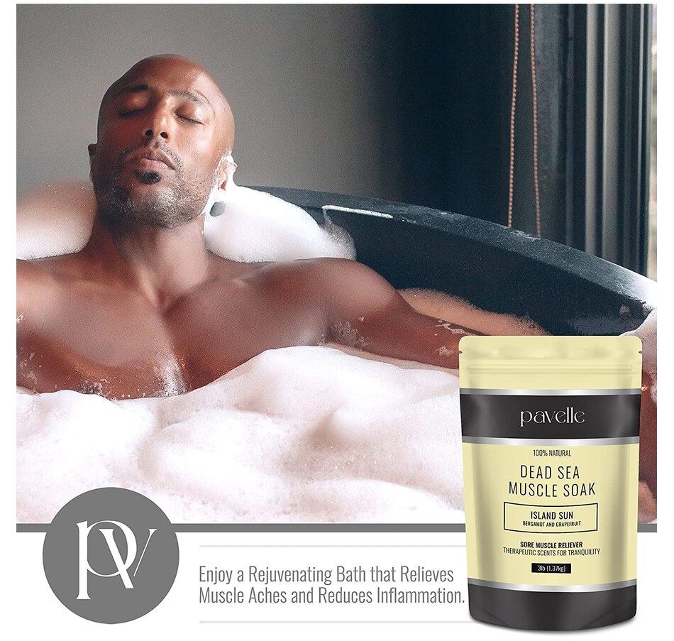 Image 870716_ALTMORE5.jpg, Product 870-716 / Price $145.99, Pavelle 3 lbs. Dead Sea Muscle Soak, 100% Natural Dead Sea Salts for Soaking - Island Sun from Pavelle on TSC.ca's Beauty department