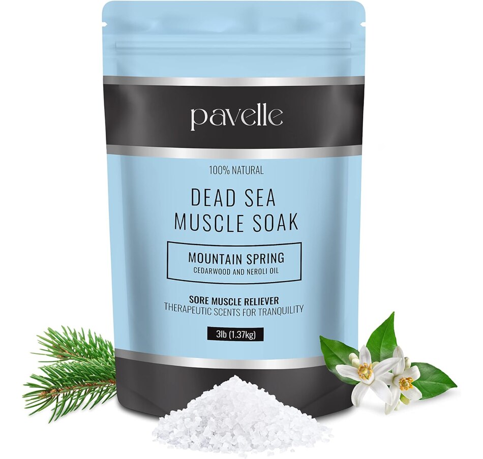 Image 870716_ST04.jpg, Product 870-716 / Price $145.99, Pavelle 3 lbs. Dead Sea Muscle Soak, 100% Natural Dead Sea Salts for Soaking - Island Sun from Pavelle on TSC.ca's Beauty department