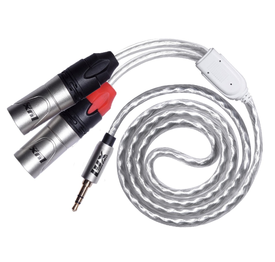 Image 870734.jpg, Product 870-734 / Price $14.99 - $27.55, LyxPro 3.5mm TRS to Dual XLR Male Audio Cable, Y- Audio Splitter Adapter Cable - 10 Feet from LyxPro on TSC.ca's Toys & Hobbies department