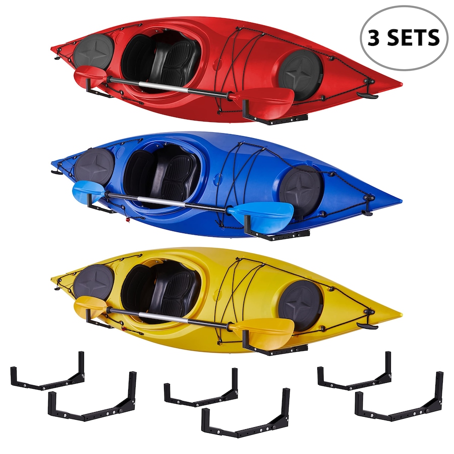 Image 870737_ALTMORE14.jpg, Product 870-737 / Price $69.99, RaxGo Wall-Mounted Kayak Rack, Heavy-Duty Kayak Storage Hooks with Adjustable Length - 2 Pair from Raxgo on TSC.ca's Health & Fitness department