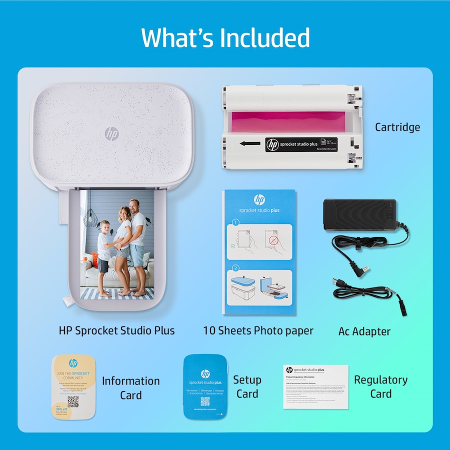 Image 870787_ALTMORE7.jpg, Product 870-787 / Price $206.99, HP Sprocket Studio Plus 4x6” Instant Photo Printer – Wirelessly Prints from iOS & Android Device from HP - Hewlett Packard on TSC.ca's Toys & Hobbies department