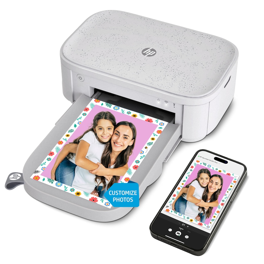 Image 870787_ST01.jpg, Product 870-787 / Price $206.99, HP Sprocket Studio Plus 4x6” Instant Photo Printer – Wirelessly Prints from iOS & Android Device from HP - Hewlett Packard on TSC.ca's Toys & Hobbies department