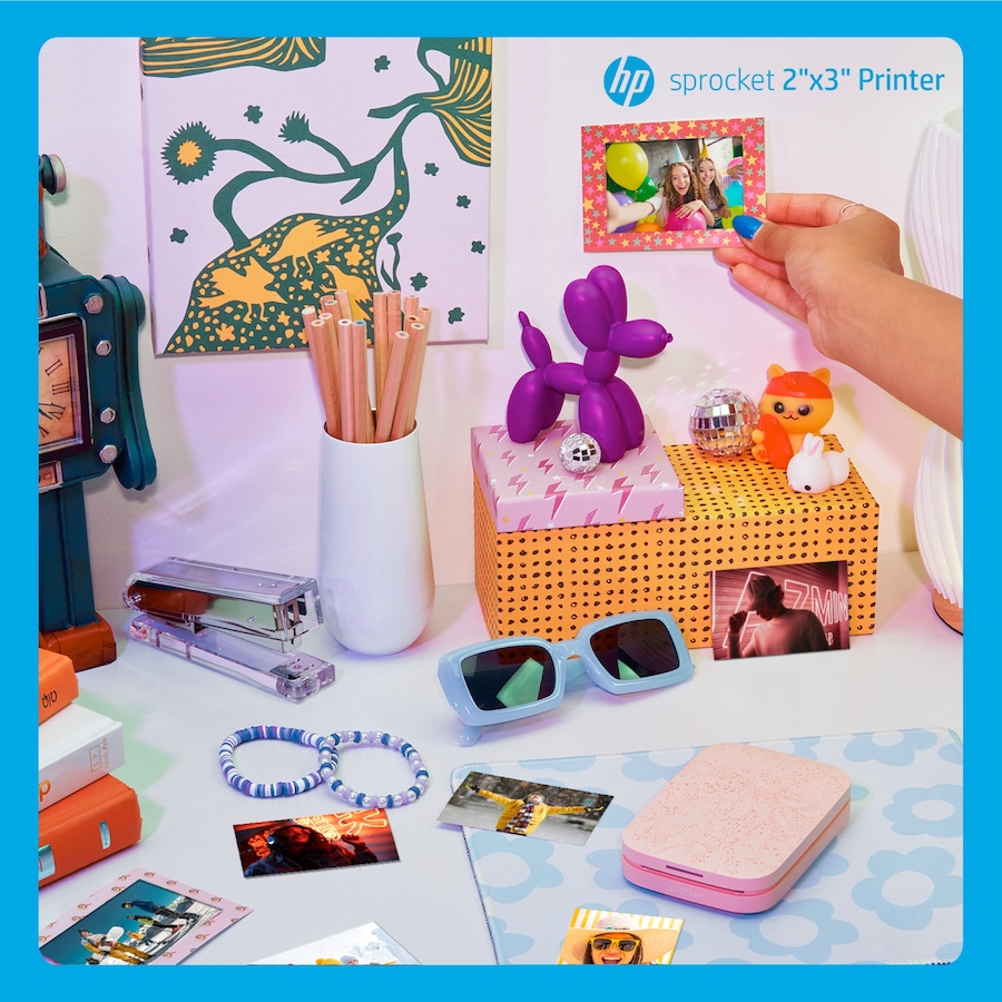 Image 870790_ALTMORE31.jpg, Product 870-790 / Price $129.99, HP Sprocket Portable 2x3" Instant Photo Printer (Blush Pink), Prints From iOS or Android Devices from HP - Hewlett Packard on TSC.ca's Toys & Hobbies department