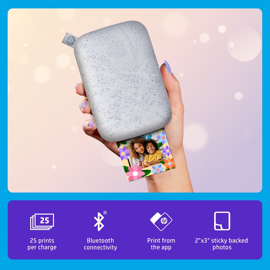Image 870790_ALTMORE40.jpg, Product 870-790 / Price $129.99, HP Sprocket Portable 2x3" Instant Photo Printer (Blush Pink), Prints From iOS or Android Devices from HP - Hewlett Packard on TSC.ca's Toys & Hobbies department
