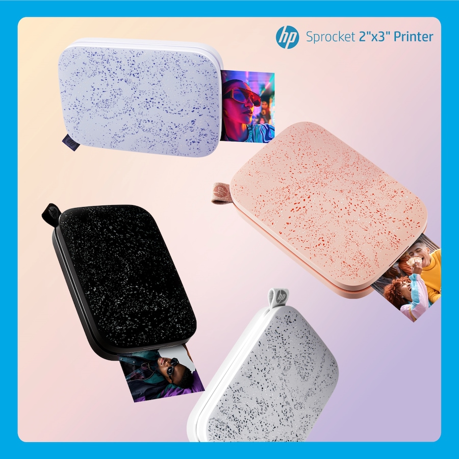 Image 870790_ALTMORE45.jpg, Product 870-790 / Price $129.99, HP Sprocket Portable 2x3" Instant Photo Printer (Blush Pink), Prints From iOS or Android Devices from HP - Hewlett Packard on TSC.ca's Toys & Hobbies department