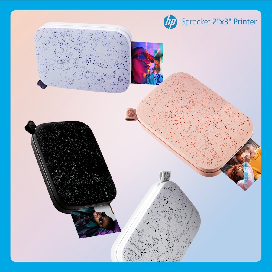 Image 870790_ALTMORE52.jpg, Product 870-790 / Price $129.99, HP Sprocket Portable 2x3" Instant Photo Printer (Blush Pink), Prints From iOS or Android Devices from HP - Hewlett Packard on TSC.ca's Toys & Hobbies department