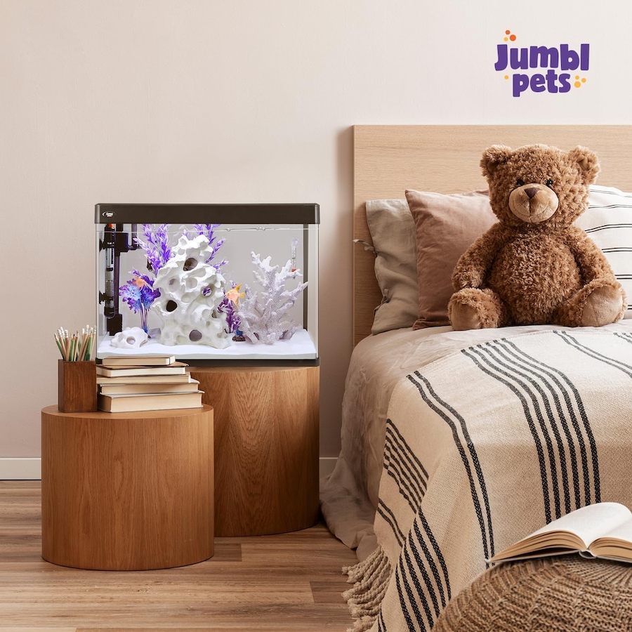 Image 870802_ALTMORE12.jpg, Product 870-802 / Price $149.99 - $259.99, JumblPets Premium Fish Aquarium Kit, Complete Glass Fish Tank Kit w/LED Lighting & More (7 Gallon) from Jumbl on TSC.ca's Home & Garden department