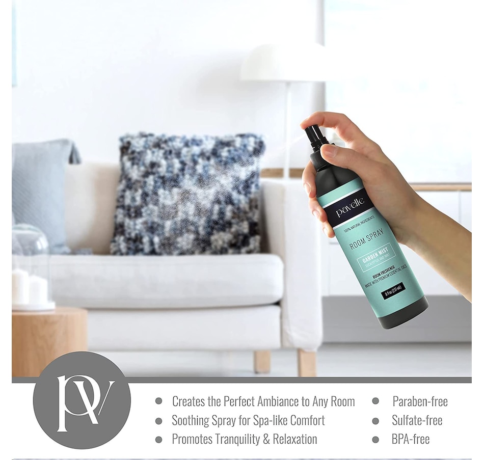 Image 870822_ALTMORE10.jpg, Product 870-822 / Price $27.99, Pavelle Room Spray 8 Fl. Oz, 100% Natural Room Spray Air Freshener for Stress Relief, Garden Mist from Pavelle on TSC.ca's Beauty department