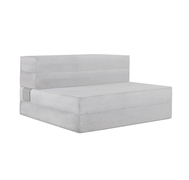 Heyward 4.5” Trifold Mattress + Sofa, Portable Twin XL Foldable Mattress Folds Into Couch