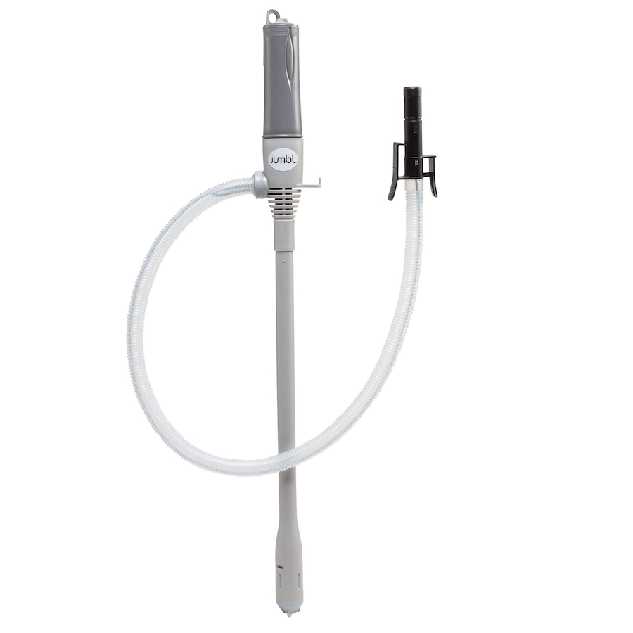 Image 870845_ST01.jpg, Product 870-845 / Price $64.99, Jumbl Fuel Transfer Pump, 2.3 gal/Min Battery-Powered Transfer Pump with Auto-Stop - Gray from Jumbl on TSC.ca's Home & Garden department
