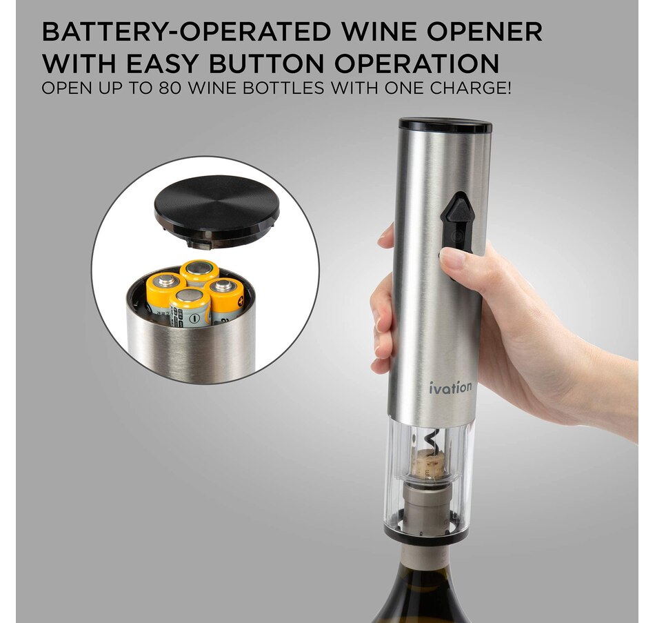 Image 870849_ALTMORE4.jpg, Product 870-849 / Price $69.99, Ivation 9-Piece Wine Gift Set, Wine Set with Electric Wine Opener, Wine Aerator Pourer and More from Ivation on TSC.ca's Kitchen department