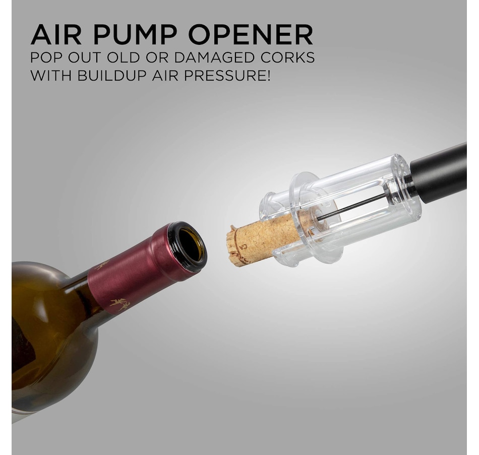 Image 870849_ALTMORE7.jpg, Product 870-849 / Price $69.99, Ivation 9-Piece Wine Gift Set, Wine Set with Electric Wine Opener, Wine Aerator Pourer and More from Ivation on TSC.ca's Kitchen department