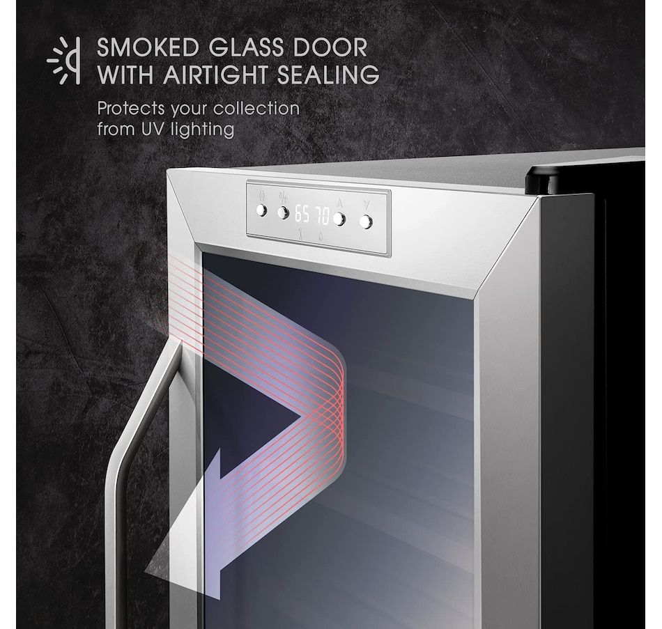 Image 870861_ALTMORE11.jpg, Product 870-861 / Price $699.99 - $799.99, Schmecke 400 Cigar Humidor Cabinet with 3 in 1 Precise Cooling, Heating & Humidity Control from Schmécké on TSC.ca's Kitchen department