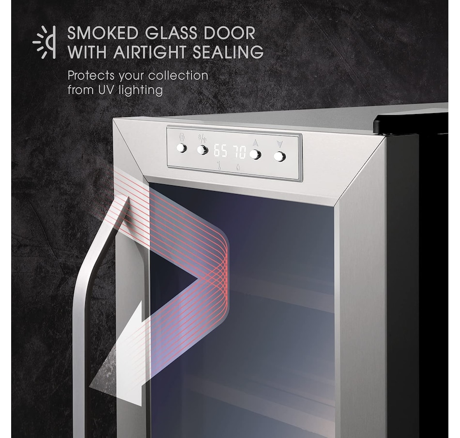 Image 870861_ALTMORE19.jpg, Product 870-861 / Price $699.99 - $799.99, Schmecke 400 Cigar Humidor Cabinet with 3 in 1 Precise Cooling, Heating & Humidity Control from Schmécké on TSC.ca's Kitchen department