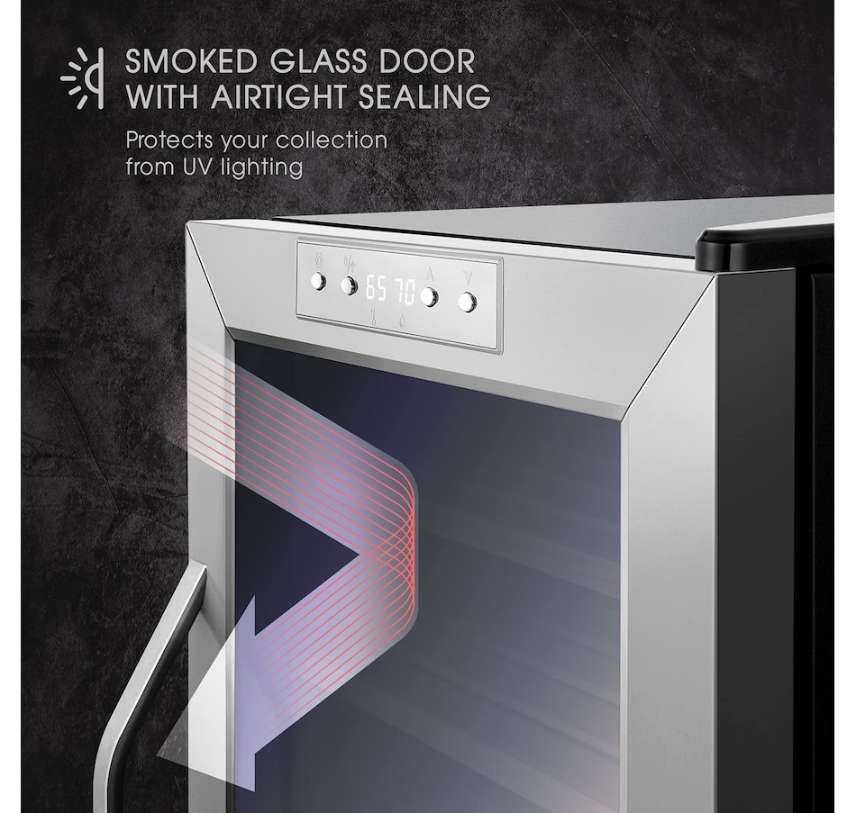 Image 870861_ALTMORE5.jpg, Product 870-861 / Price $699.99 - $799.99, Schmecke 400 Cigar Humidor Cabinet with 3 in 1 Precise Cooling, Heating & Humidity Control from Schmécké on TSC.ca's Kitchen department