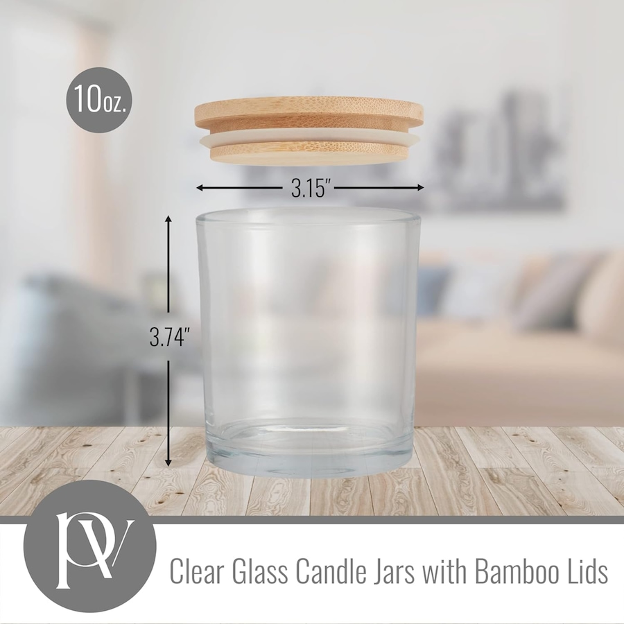 Image 870876_ALTMORE1.jpg, Product 870-876 / Price $54.99, Pavelle 10 oz. Clear Glass Candle Jars with Lids, Candle Jars For Making Candles and Storage, 12 Pcs from Pavelle on TSC.ca's Toys & Hobbies department