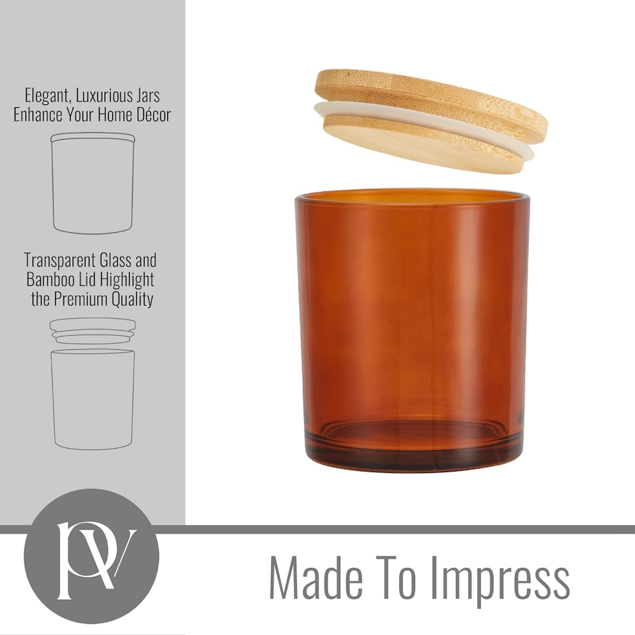 Image 870876_ALTMORE15.jpg, Product 870-876 / Price $54.99, Pavelle 10 oz. Clear Glass Candle Jars with Lids, Candle Jars For Making Candles and Storage, 12 Pcs from Pavelle on TSC.ca's Toys & Hobbies department