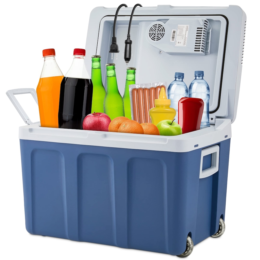 Image 870879_ST01.jpg, Product 870-879 / Price $289.99, Ivation Electric Cooler & Warmer, 45 L Portable Thermoelectric 12 Volt Cooler with Wheels - Blue from Ivation on TSC.ca's Kitchen department